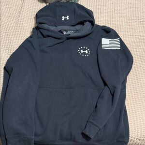 Under Armour Men's Black Flag Hoodie